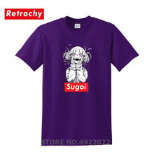 2019 Newest Design Japan Style Anime Sugoi Himiko Men's Funny T-shirt Boku Fashion Academia T Shirt Men Manga Tshirt Cartoon Tee 2024 - buy cheap