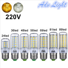 Lámpara LED de araña, 3 vatios, 5 vatios, E27, 220V, 24/36/48/56/69/81/89, ángulo de haz, 360 LED, bombilla LED de alto brillo 2024 - compra barato