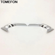 TOMEFON-Tira de luz antiniebla delantera para coche, moldura de Marcos, accesorios exteriores, ABS cromado, para Peugeot 3008 GT 2017 2018 2024 - compra barato