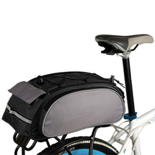 Bicicleta saco traseiro prático alça à prova dpractical água bicicleta saco conveniente ciclismo rack de armazenamento durável mtb bicicleta de estrada bolsa traseira 2024 - compre barato