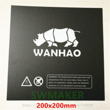 5 шт. 200x200 мм нагревательная пластина алюминиевая плита горячего отжига лента стикер плиточная поверхность для Wanhao i3 плюс 3D-принтеры 2024 - купить недорого