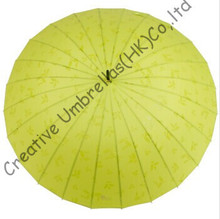 New style,24 ribs straight umbrella,colour gradient umbrellas,gradually changing color,fluted ribs umbrella 2024 - buy cheap