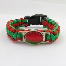 infinity love belarus bracelet belarus country bracelet fashion man and woman rope bangle  belarus flag  2024 - buy cheap