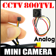Cámara de seguridad más pequeña, Mini cámara HD CCTV 800TVL CMOS, pequeña, 6,5mm * 6,5mm, 12x12, cámara súper pequeña para seguridad del hogar con cable 2024 - compra barato