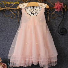 2020 Baby Girl Dress Kindstraum Vestidos Kids Lace Flower Summer Party Princess Dresses baby girl Clothes 3-8 Y DC033 2024 - buy cheap