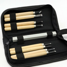 9pcs Wood Carving Knife   Tool    Hand Rubber Seal   with Grinding Stone Set 2024 - buy cheap