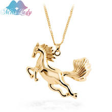 Miss Lady Austrian crystal pendants choker statement Necklace Creative Pegasus Pentium necklace fashion jewelry MLY038 2024 - buy cheap