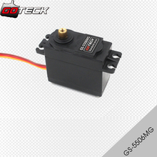 Goteck-mini servomotor analógico, torque de 5.7/6.0 kg-cm, micro-analógico, controle remoto de carro, avião, escova de metal, engrenagem de plástico 2024 - compre barato