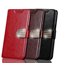 Luxury PU Leather Case Wallet Magnetic Cover Flip With Card Holders Cases For Fly IQ434 IQ4401 IQ4405 IQ4406 IQ4413 IQ4414 2024 - buy cheap