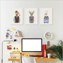 Creative Animal Horse Painting Wall Pictures for Living Room Nordic Elk Steampunk Decoration Home Bedroom Hallway art canvas 2024 - buy cheap