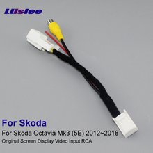 12 Pins Adapter Connector Wire Cable For Skoda Octavia Mk3 (5E) 2012~2018 Rear View Camera Original Video RCA Input 2024 - buy cheap