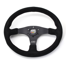 14inch Black Mugen Power Racing Suede Leather Flat Drift Racing Sport Steering Wheel For Honda 2024 - buy cheap
