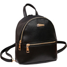 Mini Backpack Women PU Leather Shoulder Bag For Teenage Girls Multi-Function Small Bagpack Female Ladies School Backpack #YY 2024 - buy cheap