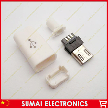 Free shipping 100sets/lot DIY 4 IN 1 Micro USB Jack MINI 5pin 5P USB Connector Male Plug Socket 2024 - buy cheap
