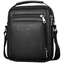 WEIXIER/повседневные мужские сумки через плечо из искусственной кожи, дизайнерская мужская сумка через плечо 2024 - купить недорого