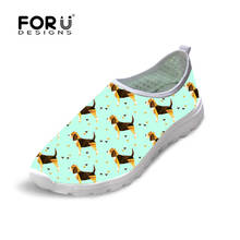 FORUDESIGNS Women's Shoes Beagles Pet Dog Printing Mesh Casual Shoes Women Summer Lightweight Sneakers for Female Comfortable 2024 - buy cheap