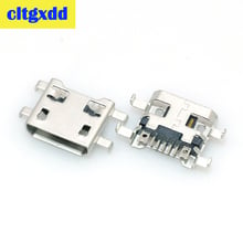 Cltgxdd Micro USB 5pin connector mobile phone mini USB jack connector charging socket plug with grounding piece for HUAWEI/ZTE 2024 - buy cheap