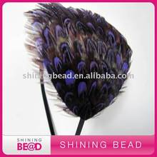 feather headband 2014+fashion design+fast delivery+free shipping 2024 - купить недорого