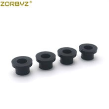 ZORBYZ 4 Pcs Motorcycle Black Rubber Handlebar Riser Bushings For Harley Touring Street Glide EFI FLHX 2007-2016 2024 - buy cheap