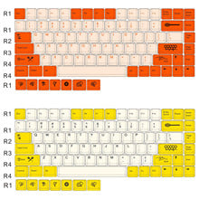 Capas de chave sublimação de tinta bee/carbono pbt, 84 teclas, perfil cereja, teclado mecânico para keycool 84 com teclas adicionais 2024 - compre barato