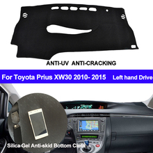 TAIJS-cubierta de salpicadero de coche, alfombrilla antideslizante de silicona para Toyota Prius XW30, 2010, 2011, 2012, 2013, 2014, 2015, alfombra ANti-UV 2024 - compra barato
