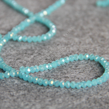 T8214 Charming 3X4mm Faceted Sea-Blue AB+ colorful glass Crystal beads!Fit For Making Bracelet&Necklace DIY Jewelry wholesale 2024 - buy cheap