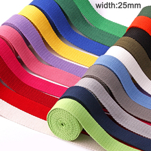 Sutoyuen 5Meter 25mm Canvas Ribbotn Polyester Cotton Webbings Strap High Tenacity Backpack Strap Belt Sewing Tape Bag Parts 2024 - buy cheap