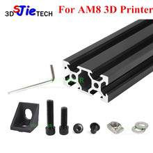 Marco de perfil de extrusión de Metal para impresora 3D, marco de aluminio con tuercas, soporte de tornillo, esquina para Anet A8, 1 Juego 2024 - compra barato