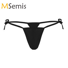 Men Sissy Lingerie Underwear Sexy Open Butt Panties Strappy G-string Bikini Underwear with Bulge Pouch Gay Jockstrap Thong Men 2024 - buy cheap