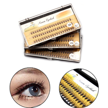 1pack 6-14mm Of False Eyelashes Wave Individual Eyelashes Extension Of Mink Black Soft False Eye Lashes 2024 - buy cheap