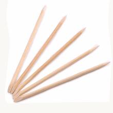 TOMTOSH 5 pcs Nail Art Orange Wood Stick Cuticle Pusher Remover for nail art care Manicures nail tools 2024 - buy cheap