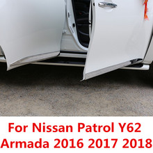 door side line garnish body molding cover protector trim Body trim Door side trim For Nissan Patrol Y62 Armada 2016 2017 2018 2024 - buy cheap