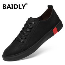 Big Size Men Sneakers High Quality Genuine Leather Men Casual Shoes Soft Moccasins Fashion Brand Men Flats Comfy Driving Shoes 2024 - buy cheap