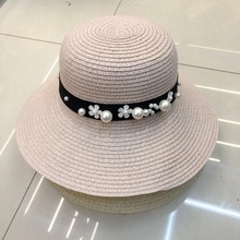 Chapéu feminino de verão, chapéu criativo, aba pequena, moda, palha de sol, praia, protetor solar, viseira de viagem h094 2024 - compre barato