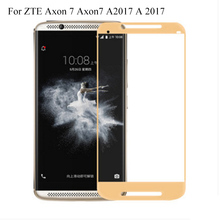 Protector de pantalla de vidrio templado de 5,5 pulgadas para ZTE Axon 7 Axon7 A2017 A 2017, funda completa templada, película de vidrio 2024 - compra barato