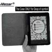 Afesar dexp s1 símbolo (6 "polegadas) ereader ebook capa de couro bolsa 2024 - compre barato