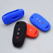 Для ford Focus Fiesta Ecosport Kuga Escape 3 кнопки дистанционно защищенный силиконовый резиновый чехол для ключа автомобиля 2024 - купить недорого