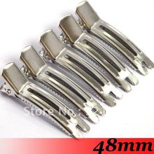 Envío gratuito! 1000 piezas a granel 48mm platino Plata Mate cocodrilo diseño Hair Metal Clips joyas Pin resultados Accesorios 2024 - compra barato