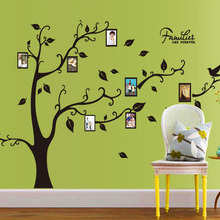 Large Photo Frame Family Tree Wall Decals Sticker Kid's Room 3D Pattern Pictures Tree Branches Photo Wall Stickers 2024 - buy cheap