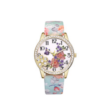 Moda Casual Mulheres Ladies Liga de Metal Flor Causal relógio de Quartzo Analógico de Pulso Relógios Das Mulheres do Relógio De Vidro Redonda reloj mujer Elegante 2024 - compre barato