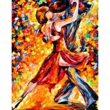 Dançarino de tango completo, bordado com diamantes, bordado diy, bordado de diamantes, ponto cruz, decoração de casa 5d 2024 - compre barato