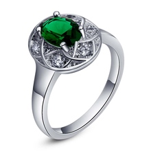 Серебряное кольцо с овальным Цирконом арабизитик, модные ювелирные изделия из серебра для женщин и мужчин, подарок для женщин 2024 - купить недорого