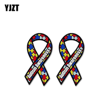 YJZT 2X 5CM*9.5CM Funny Creative Autism Awareness Car Sticker PVC Decal 12-1377 2024 - buy cheap