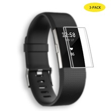 3pcs Packed Bubble Free Screen Protector Fitness Tracker Cover Tempered Glass Film Screen Protector For Fitbit Charge 3 Watch 2024 - buy cheap