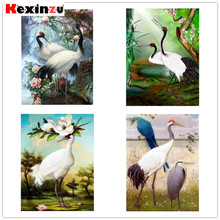 kexinzu Full Square/Round 5D Diy Diamond Painting Cross Stitch "Animal" Diamond 3D Embroidery Mosaic Home Decor Gift D099 2024 - buy cheap