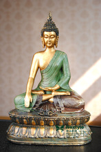 Decoración de muebles para el hogar, artesanía de estilo asiático antiguo, resina, Shakya Muni, Buda, budismo 2024 - compra barato