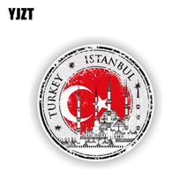 YJZT-calcomanía de Turquía Estambul con personalidad para coche, calcomanía corporal para motocicleta, 10,5 CM x 10,5 CM, Stciker 6-2219 2024 - compra barato