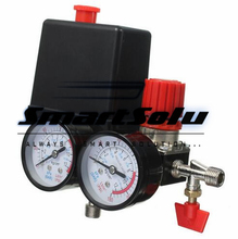 Free shipping 1pc Air Compressor Pressure Valve Switch Manifold Relief Regulator Gauges 0-180PSI 240V 45*75*80mm 2024 - buy cheap