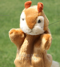 Story toy 1pc 26cm cartoon pretty squirrel hand puppets parent-child plush sleeping pacify educational game stuffed baby gift 2024 - buy cheap