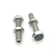 2pcs high precision M6 thread allen set screws hex socket bolts nylon hexagonal end screw stop buffer bolt WHITE 2024 - buy cheap